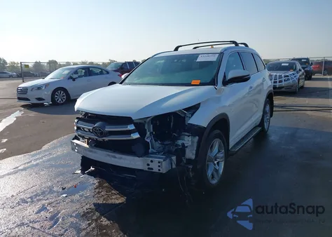 2017 Toyota Highlander Limited/Ltd Platinum из США, поврежденный, VIN 5TDDZRFH1HS375302